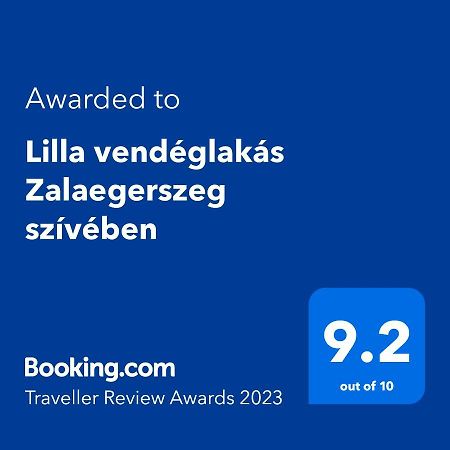 Lilla Vendeglakas Zalaegerszeg Sziveben Lägenhet Exteriör bild
